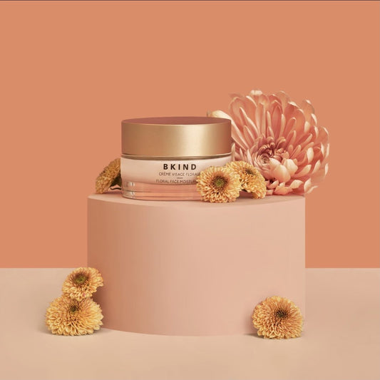 Floral face moisturizer
