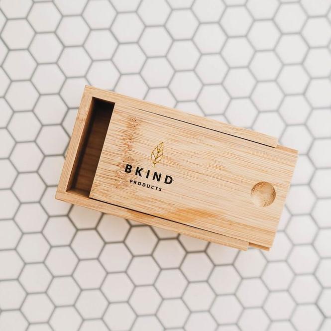 Zero waste bamboo box shampoo bar - BKIND