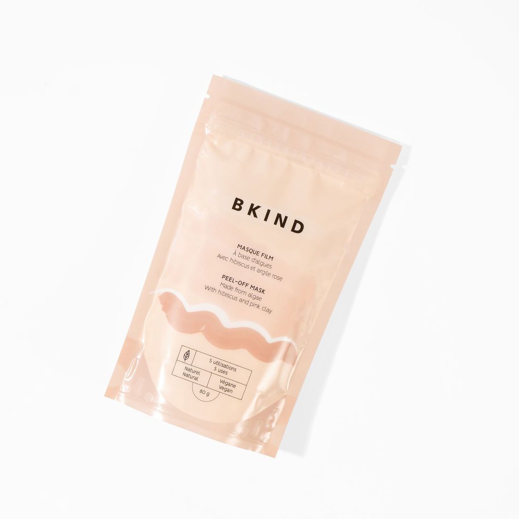 Algae Peel-off Mask - Hibiscus and Pink clay - BKIND